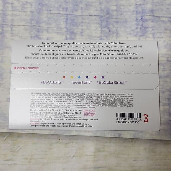 New and sealed Color Street Retired Juneau The Drill - Picture 2 of 3